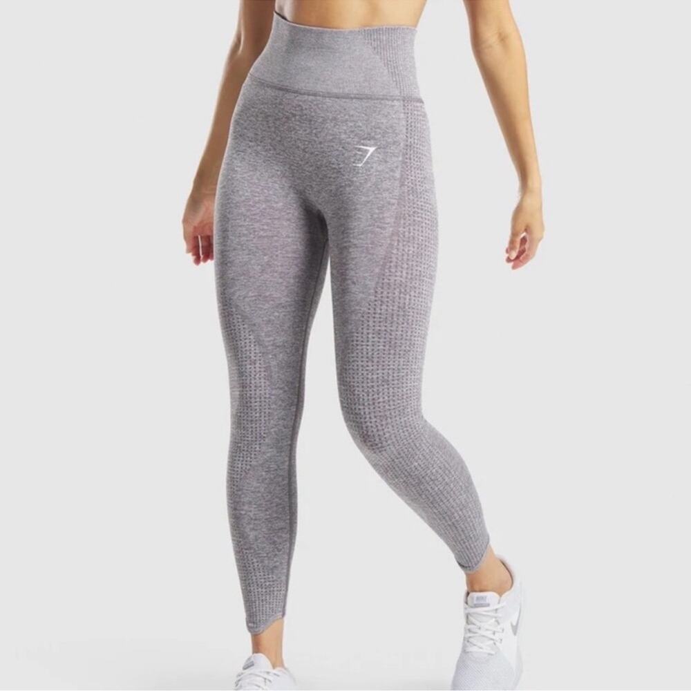 Gymshark Vital Rise Legging in Smokey Grey Marl Size S